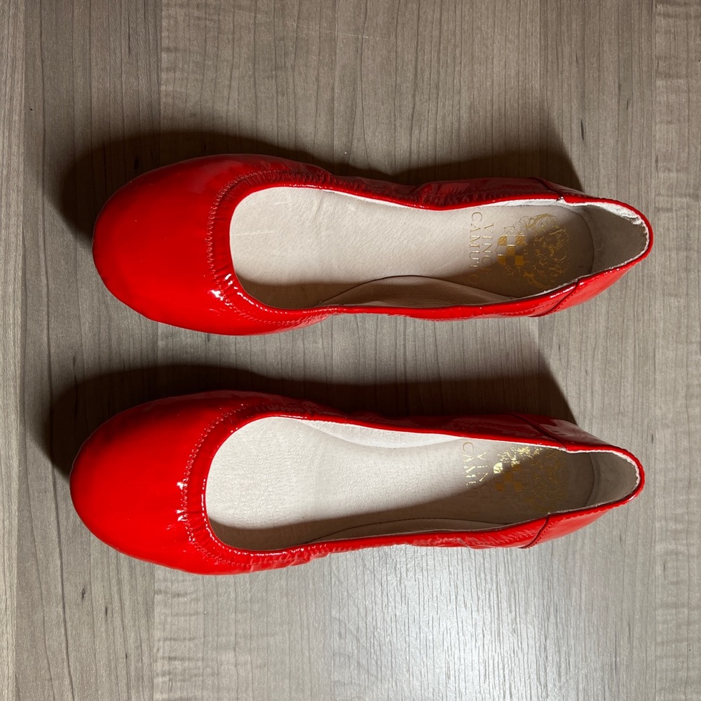 Vince Camuto Red Flats